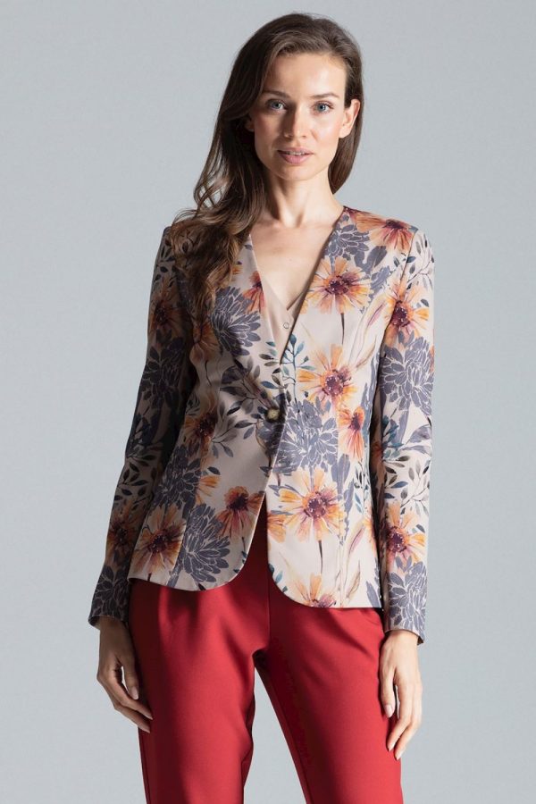 Multicolor Jacket in Jackets, Vests For Women with Polyester