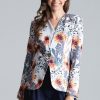 Multicolor Jacket in Jackets, Vests For Women with Polyester