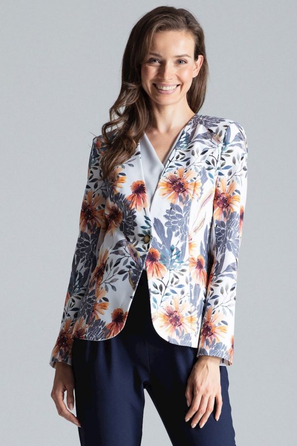 Multicolor Jacket in Jackets, Vests For Women with Polyester