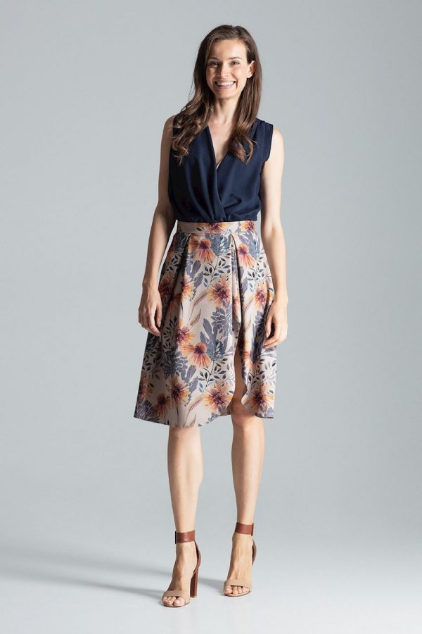 Multicolor Skirt in Skirts with Polyester