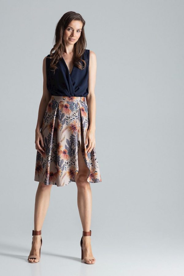 Multicolor Skirt in Skirts with Polyester