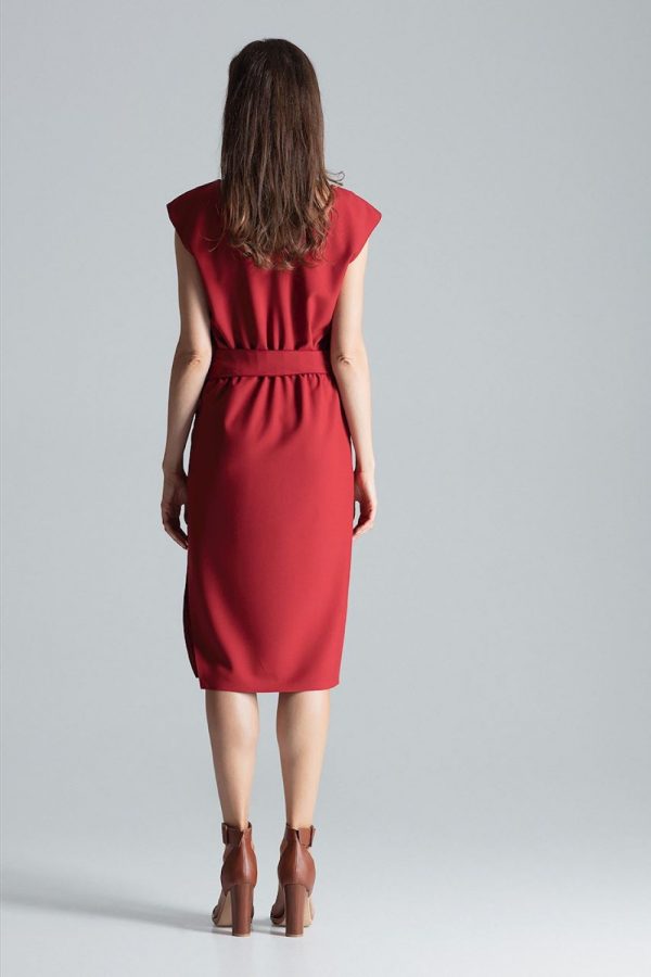 red Daydress model 135793 Figl