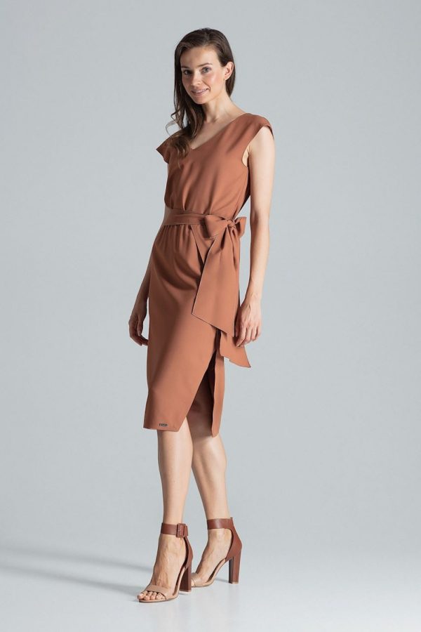brown Daydress model 135795 Figl