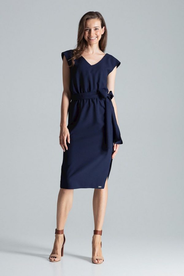 navy blue Daydress model 135796 Figl