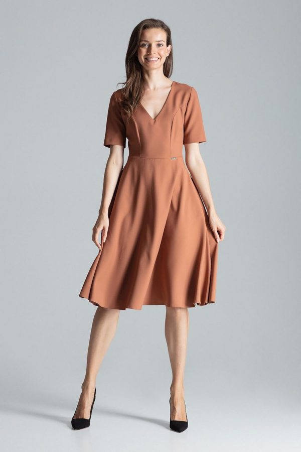brown Daydress model 135799 Figl