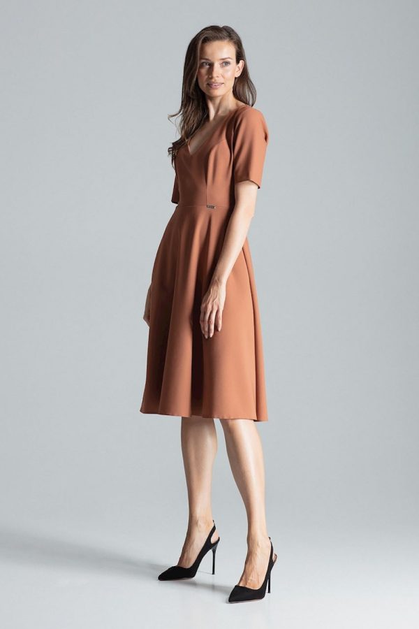 brown Daydress model 135799 Figl