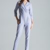 Grey Suit in Playsuits For Women with Polyester