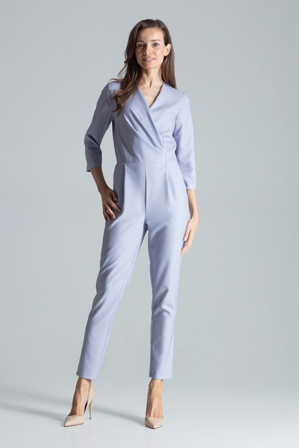 Grey Suit in Playsuits For Women with Polyester