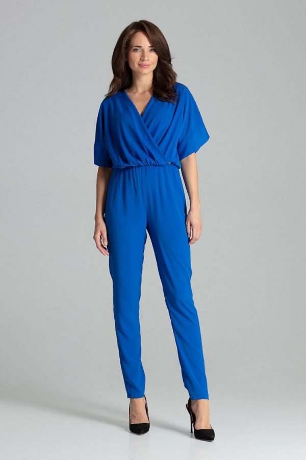 Blue Suit in Playsuits For Women with Spandex, Polyester and Viscose