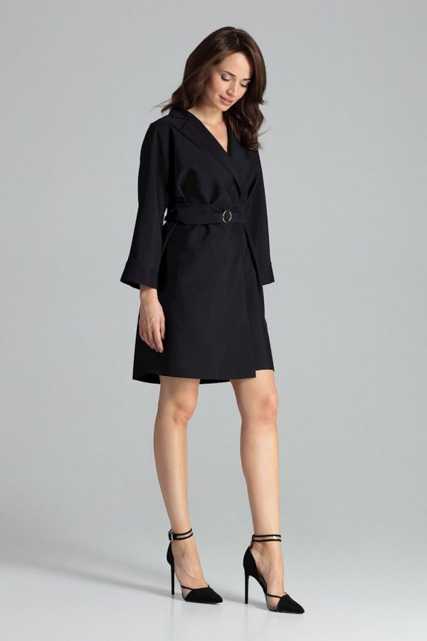 Black Daydress in Day Dresses with Polyester