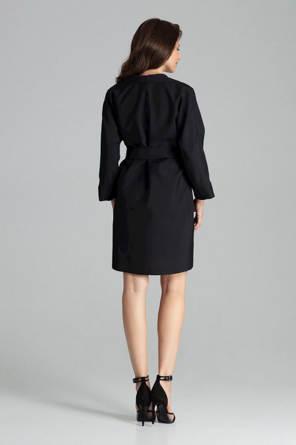 Black Daydress in Day Dresses with Polyester