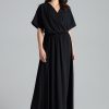856028.jpg Black Daydress in Day Dresses with Spandex, Polyester and Viscose