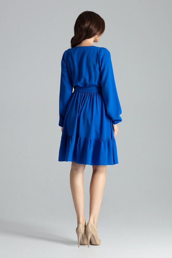 Blue Cocktail Dress in Formal Dresses, Cocktail Dresses with Spandex, Polyester and Viscose