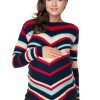 Navy Blue Pregnancy Sweater in Sweter Ciążowy with Acrylic