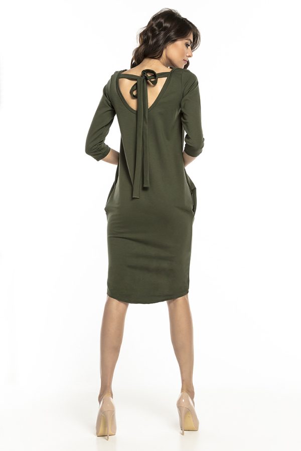 Green Daydress in Day Dresses with Bambus, Spandex and Polyester