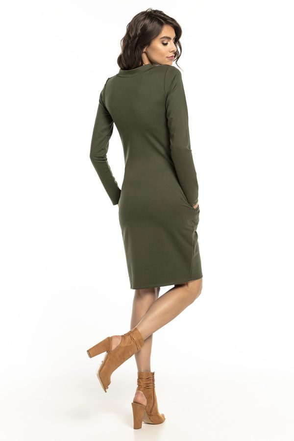 Green Daydress 1 in Cotton, Spandex and Polyester