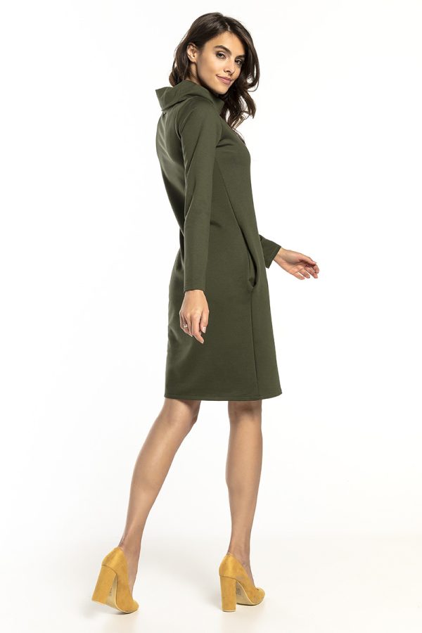 Green Daydress in Day Dresses with Cotton, Spandex and Polyester