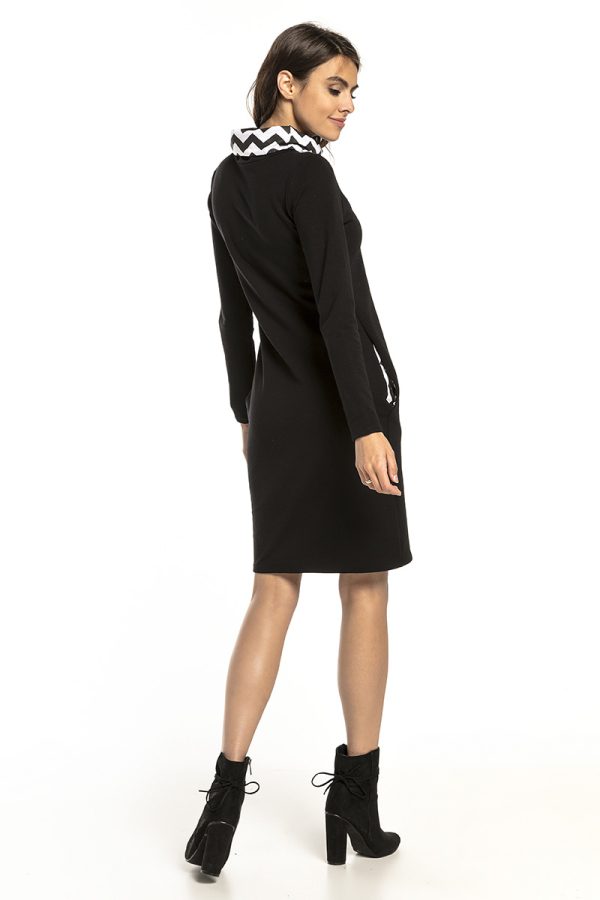 Black Daydress in Day Dresses with Cotton and Polyester