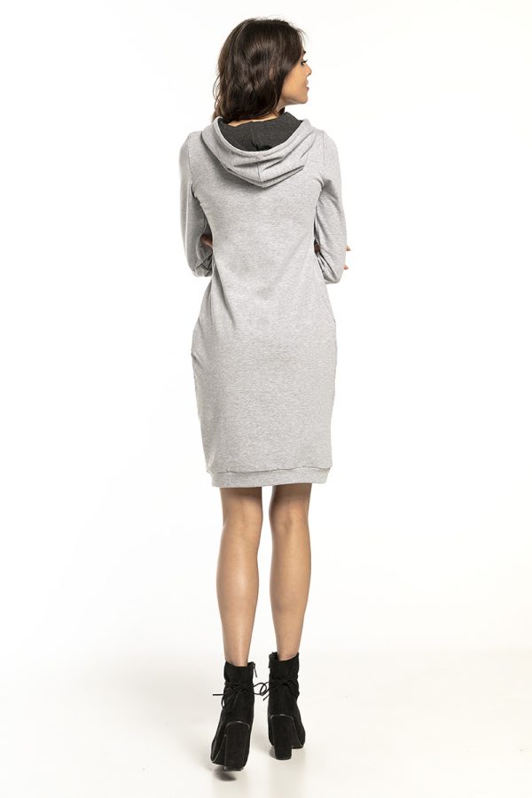 Grey Daydress in Day Dresses with Cotton and Polyester