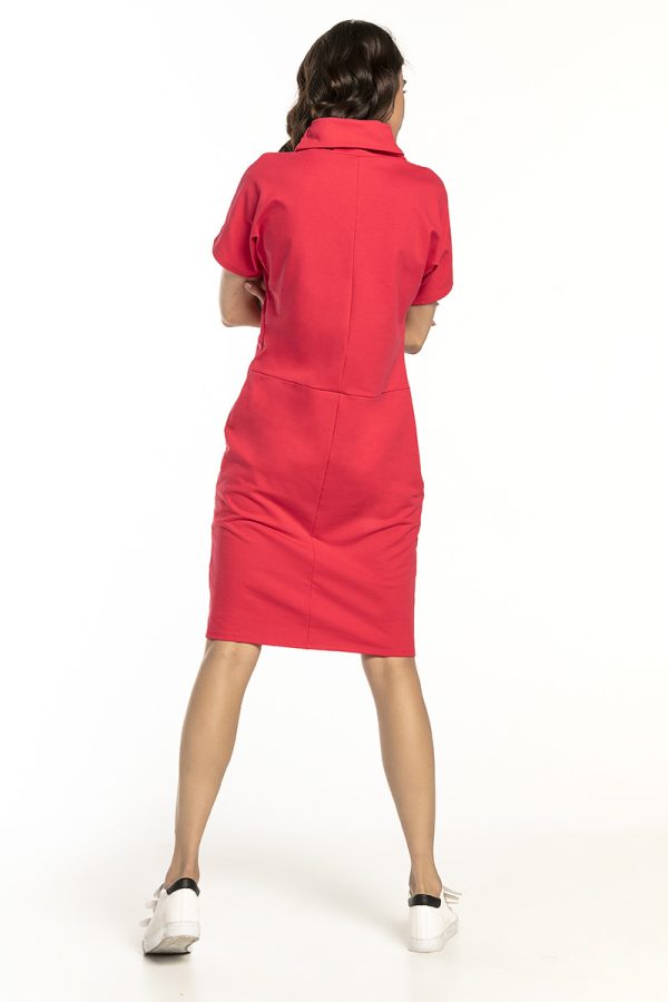 Pink Daydress in Day Dresses with Cotton and Polyester