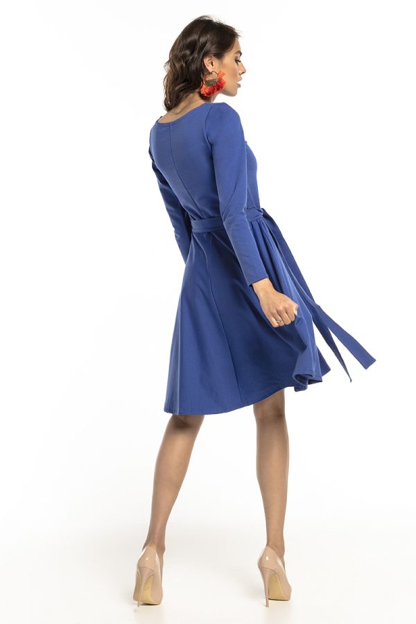 Blue Daydress 4 in Cotton, Spandex and Polyester
