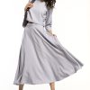 Grey Blouse in Women`s Blouses, Tunics with Spandex and Polyester