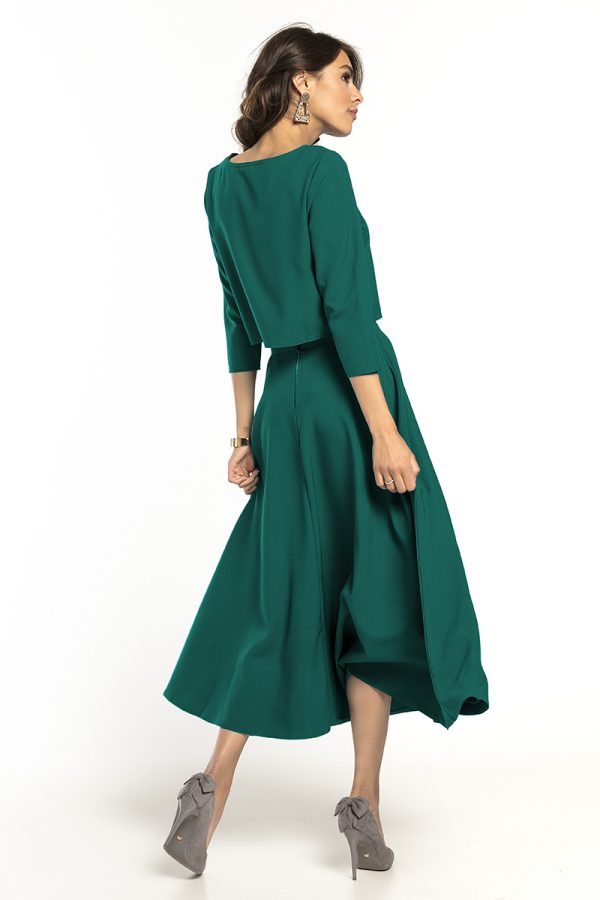 Green Blouse in Women`s Blouses, Tunics with Spandex and Polyester