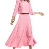 Pink Blouse in Women`s Blouses, Tunics with Spandex and Polyester