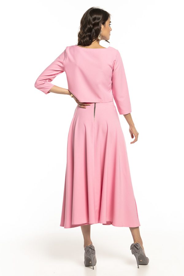Pink Blouse in Women`s Blouses, Tunics with Spandex and Polyester