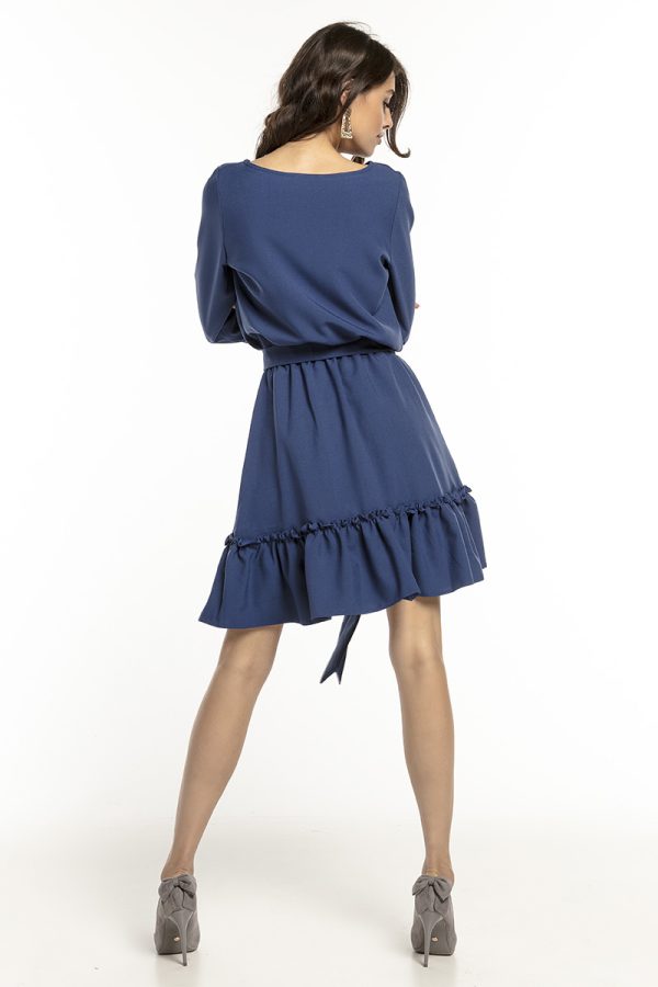 Navy Blue Daydress 5 in Spandex and Polyester