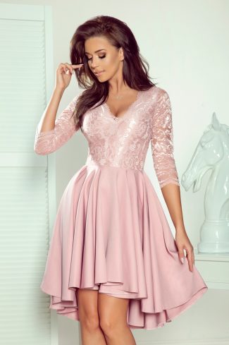 Pink Evening Dress in Evening Dresses with Polyester and Viscose
