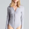 Grey Shapewear Body in Shapewear Bodies For Women with Spandex and Polyester