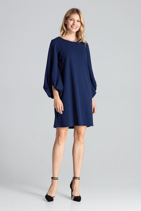 navy blue Daydress model 138270 Figl
