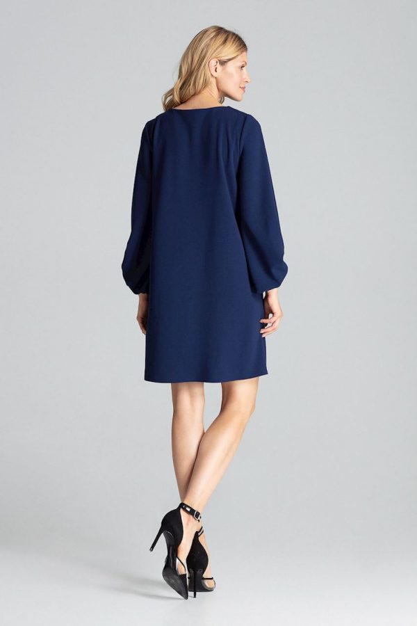 navy blue Daydress model 138270 Figl