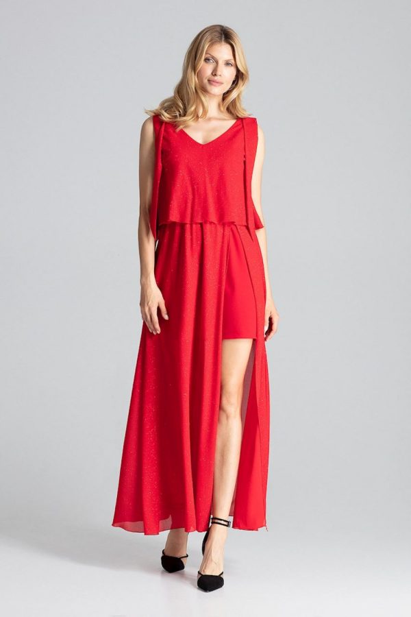 Red Cocktail Dress in Formal Dresses, Cocktail Dresses with Spandex and Polyester