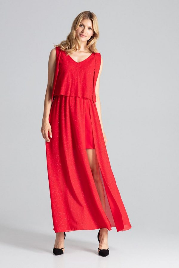 Red Cocktail Dress in Formal Dresses, Cocktail Dresses with Spandex and Polyester