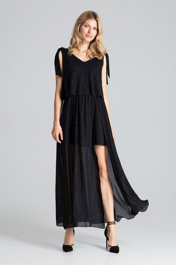 Black Cocktail Dress in Formal Dresses, Cocktail Dresses with Spandex and Polyester