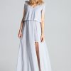Grey Cocktail Dress in Formal Dresses, Cocktail Dresses with Spandex and Polyester