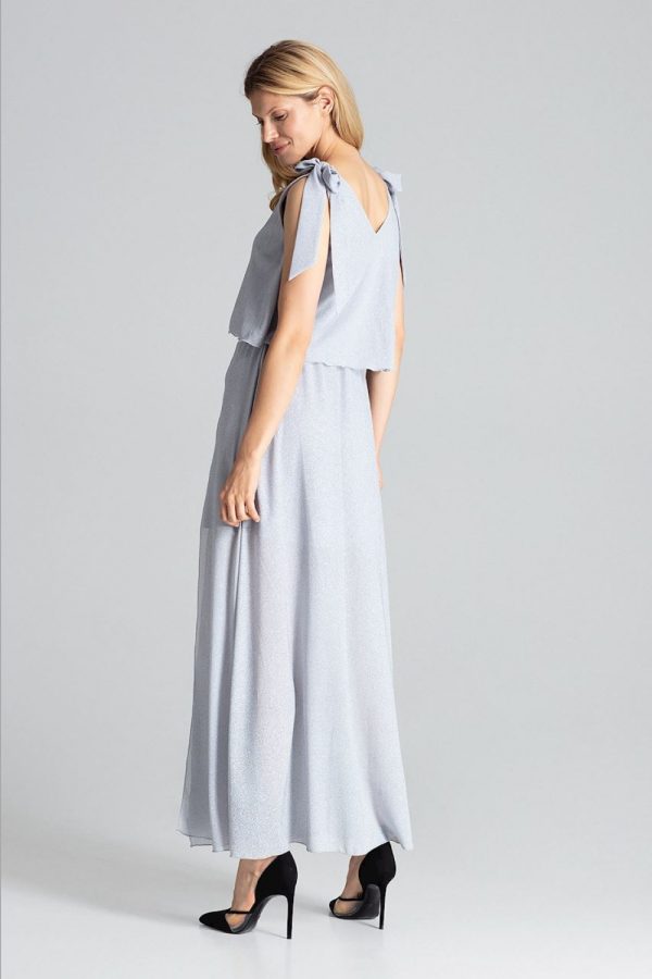 Grey Cocktail Dress in Formal Dresses, Cocktail Dresses with Spandex and Polyester