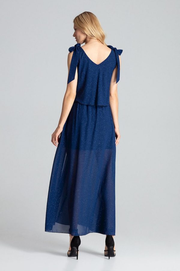 Navy Blue Cocktail Dress in Formal Dresses, Cocktail Dresses with Spandex and Polyester