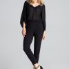 Black Women Trousers in Pants, Trousers, Shorts with Spandex and Polyester