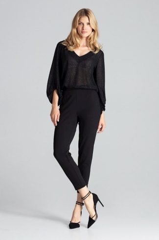 861893 black Women trousers model 138283 Figl