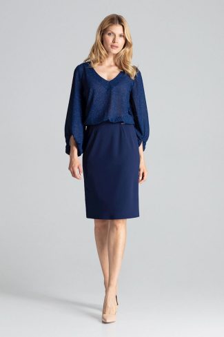 navy blue Skirt model 138289 Figl