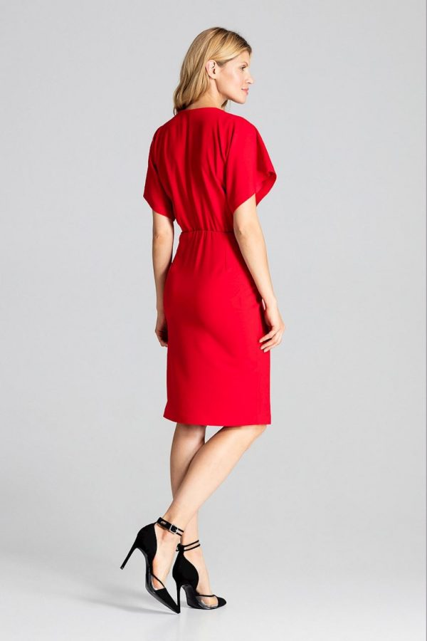 red Daydress model 138290 Figl