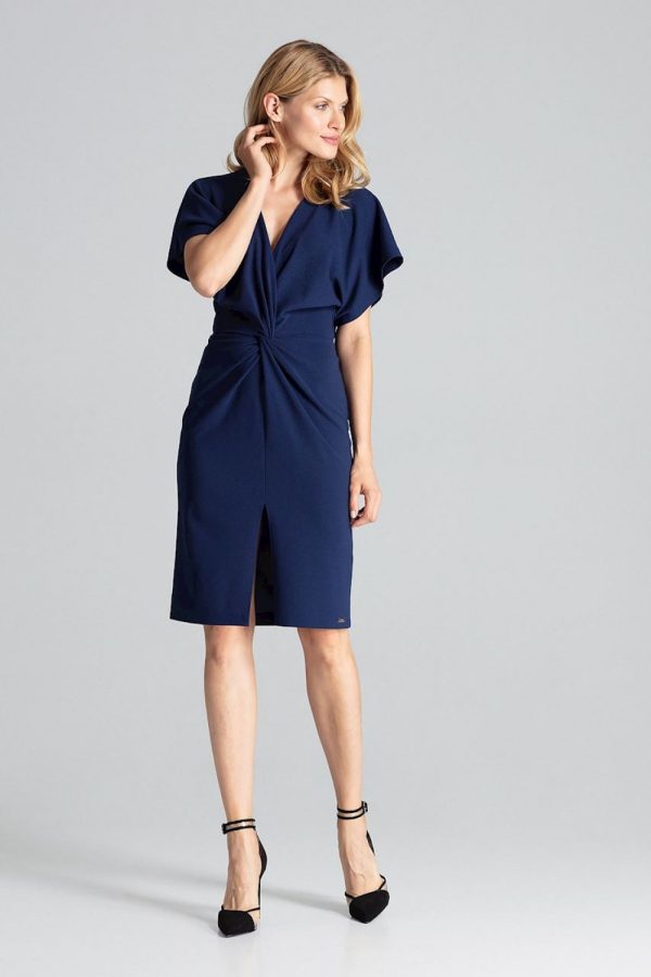 navy blue Daydress model 138293 Figl
