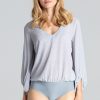 Grey Shapewear Body in Shapewear Bodies For Women with Spandex, Polyester and Viscose