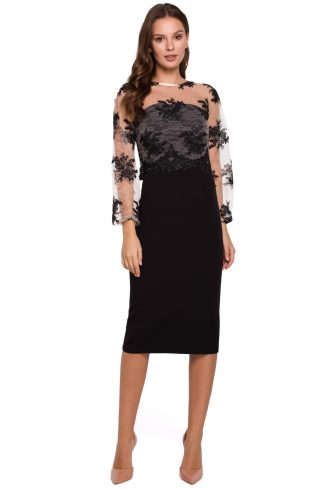 black Cocktail dress model 138505 Makover