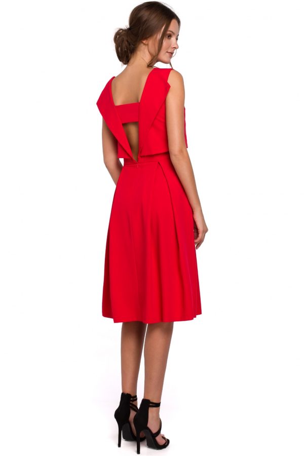 Red Evening Dress in Evening Dresses with Spandex, Polyester and Rayon