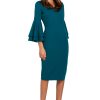 Blue Cocktail Dress in Formal Dresses, Cocktail Dresses with Cotton and Polyester