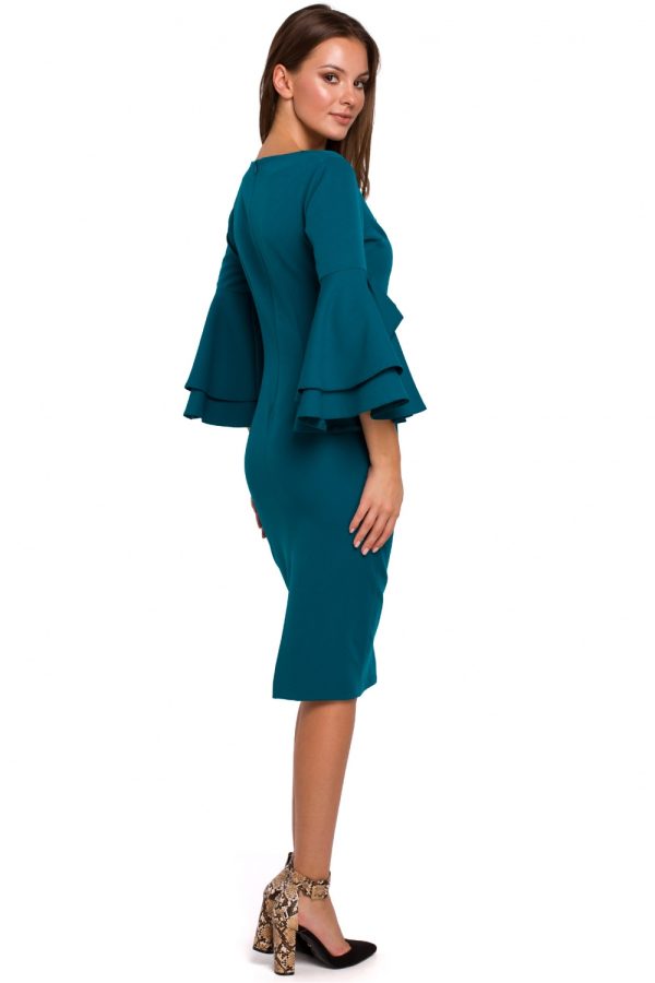 Blue Cocktail Dress in Formal Dresses, Cocktail Dresses with Cotton and Polyester